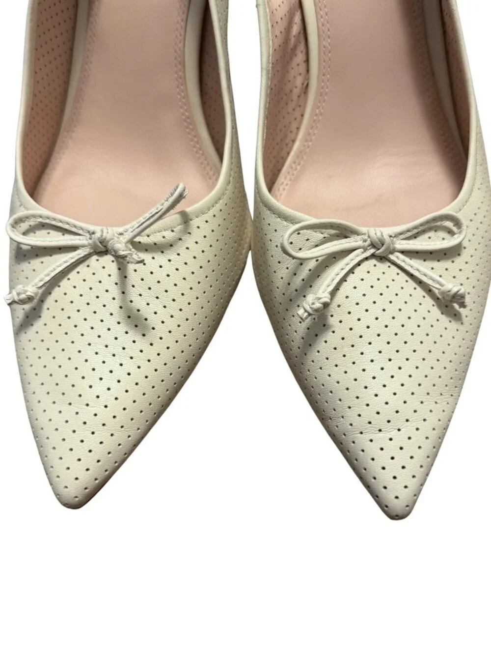 Kate Spade Veronica Slingback Pumps Stiletto Heels | Parchment White | Size 9